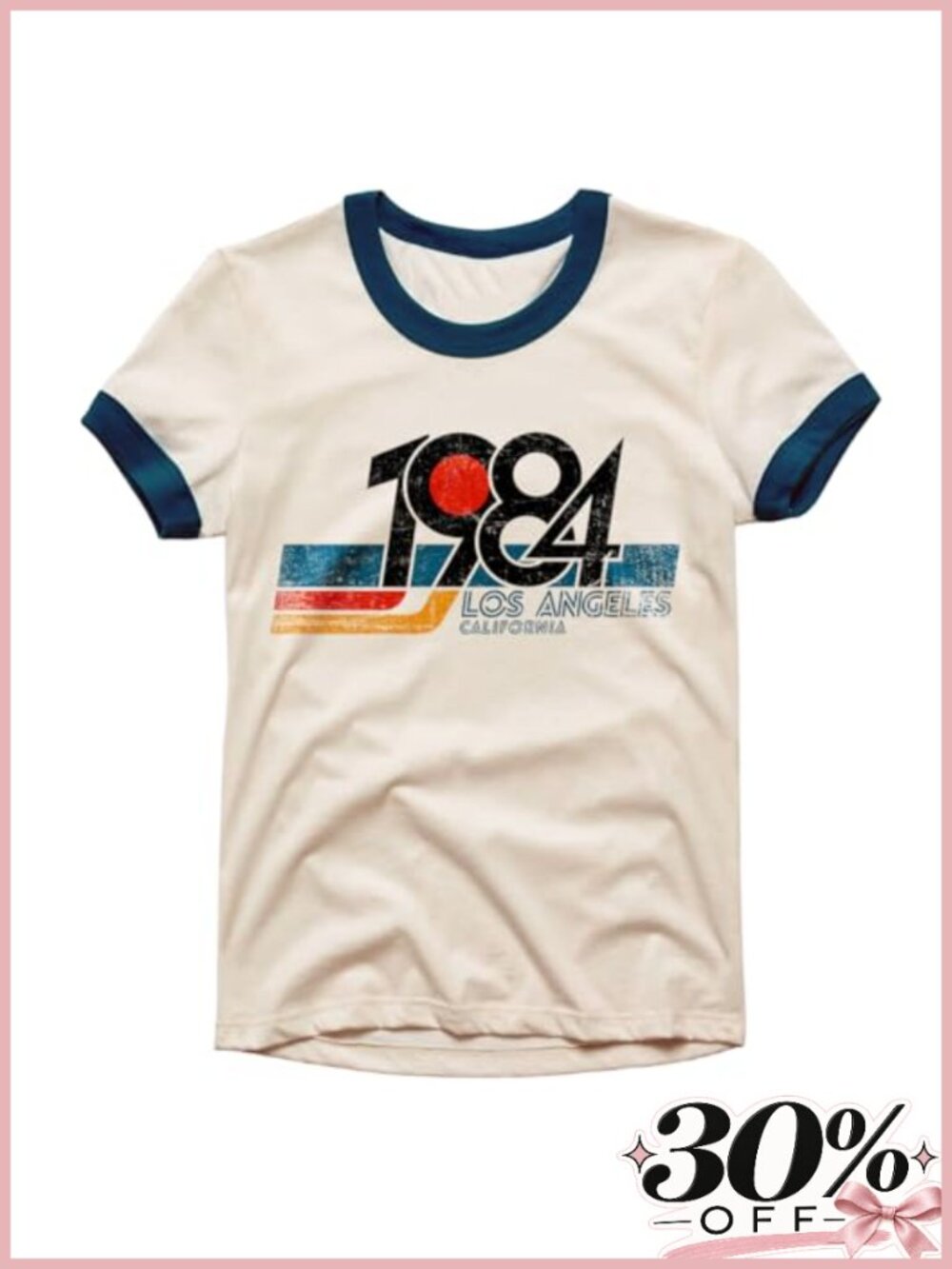 Unisex Retro Graphic Cotton T-Shirt Crew Neck Short Sleeve Tee